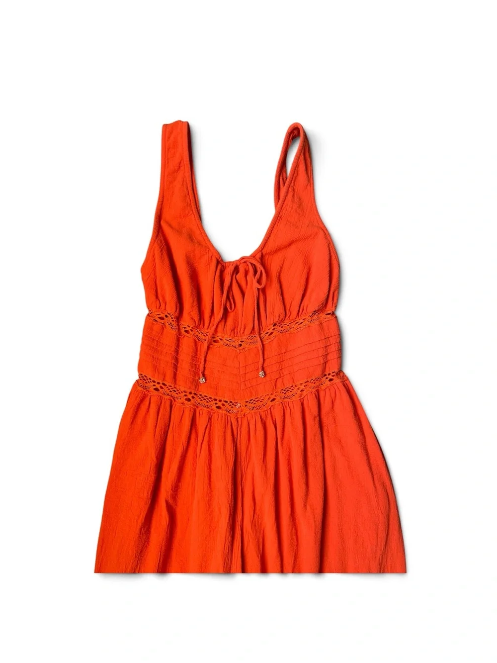 FREE PEOPLE Livin' Lovely Jumpsuit - Orange🌴 Size: L